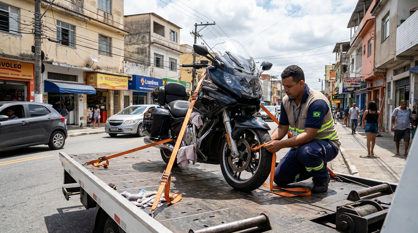 Remoção de Moto em Pane em Irisville, Goiânia‑GO